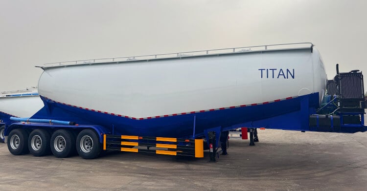 4 Axle Dry Bulk Cement Tanker for Sale in Ghana