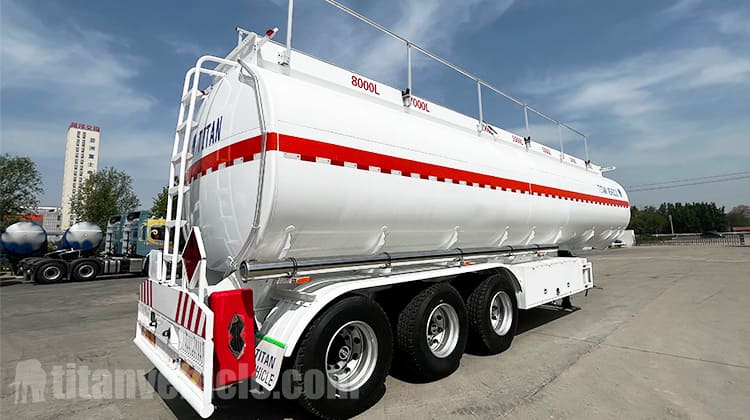 45000 Liters Fuel Tanker Trailer for Sale in Uganda