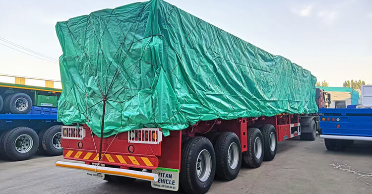 4 Axle Flatbed Semi Trailer for Sale in Zambia