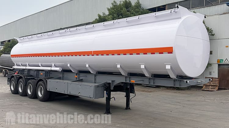45000 Liters Stainless Steel Tanker Trailer Petrol Tanker Price for Sale in Tanzania