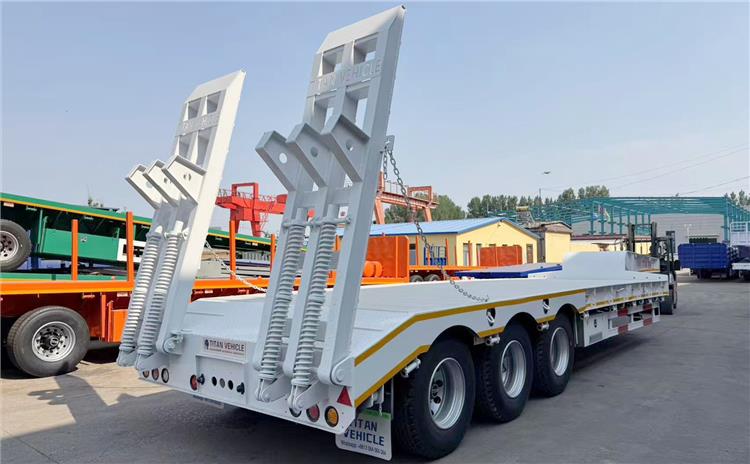 80 Ton Low Bed Truck Trailer for Sale In Congo