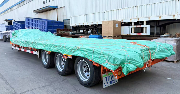 3 Axle 60 Ton Lowbed Trailer for Sale in Nigeria