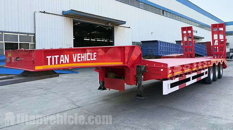 40Ft Low Bed Trailer Manufacturers for Sale in Tanzania