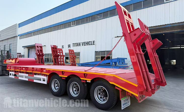 40Ft Low Bed Trailer Manufacturers for Sale in Tanzania