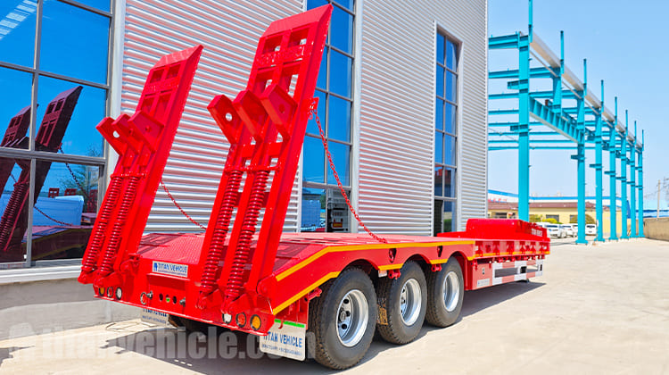 40 Feet Low Bed Trailer Truck for Sale in Zambia
