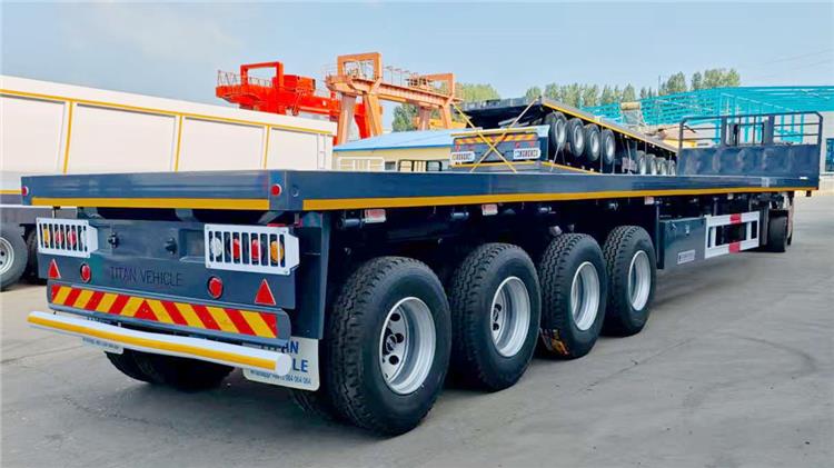 4 Axle Flat Deck Trailer for Sale In Tanzania