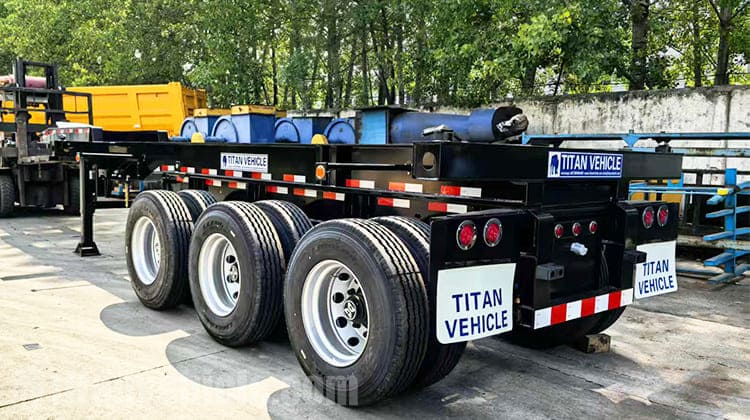 Tri Axle Skeleton Container Trailers for Sale in Jamaica
