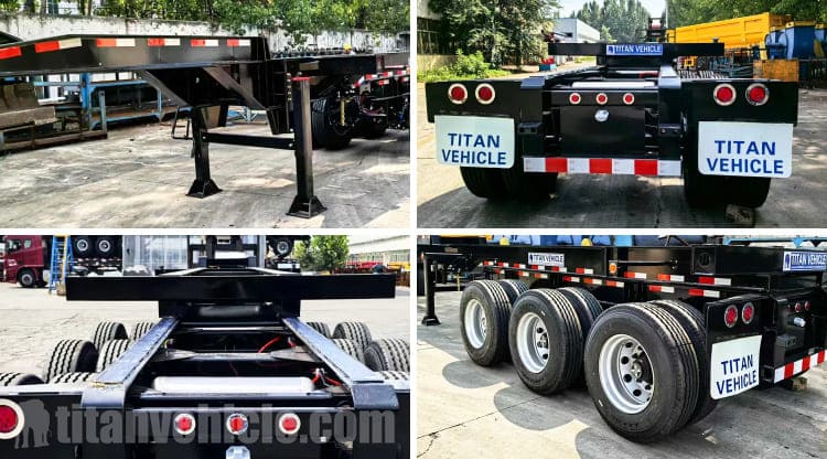 Tri Axle Skeleton Container Trailers for Sale in Jamaica