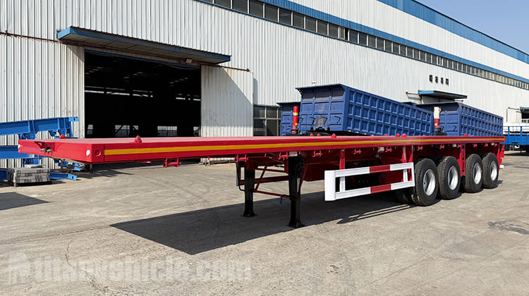 4 Axle Flatbed Truck Trailer for Sale in Nigeria