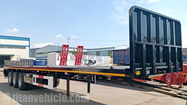 3 Axle Flatbed Trailer with Front Wall for Sale in the Philippines