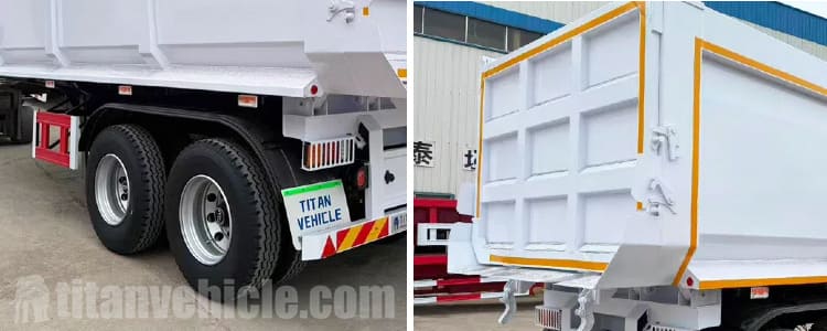 35 CBM Tractor Tipper Trailer for Sale in Congo