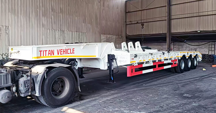 3 Axle Lowbed Truck Trailer for Sale in Nigeria