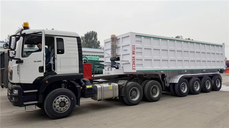 4 Axle Dump Trailer Price for Sale In Sierra Leone 