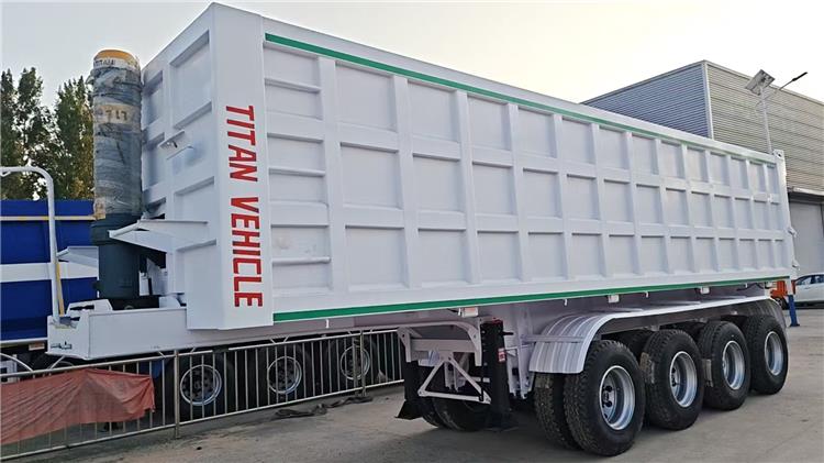 4 Axle Dump Trailer Price for Sale In Sierra Leone 