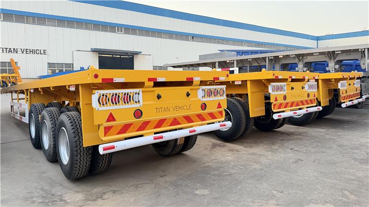 13m Flatbed Semi Trailer for Sale In Indonesia
