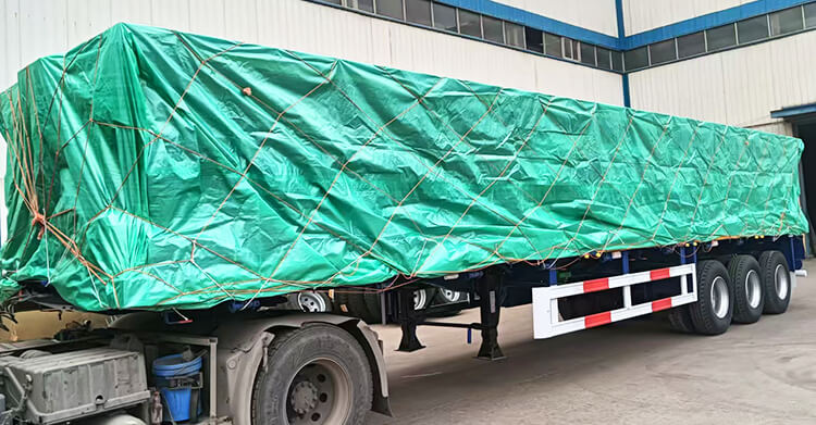 3 Axle Fence Cargo Semi Trailer for Sale in Ghana