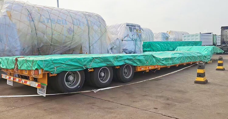 3 Axle Folding Gooseneck Trailer for Sale in Panama