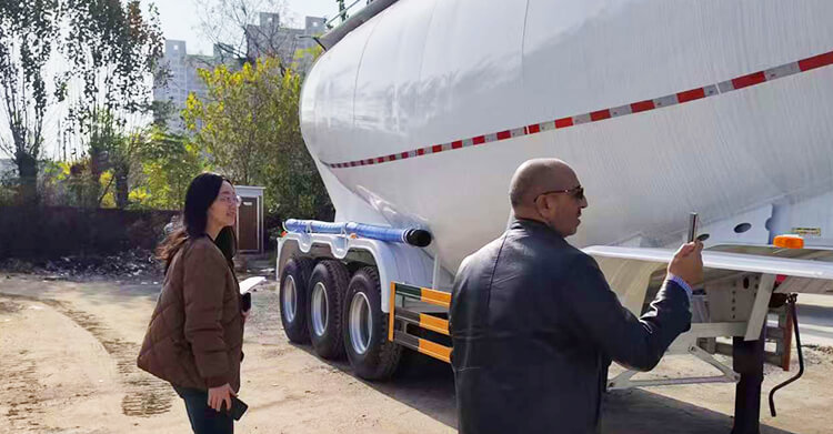 3 Axle Bulk Cement Tanker for Sale in Senegal