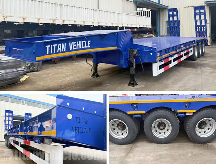 3 Axle Semi Low Bed Trailer for Sale in Tanzania