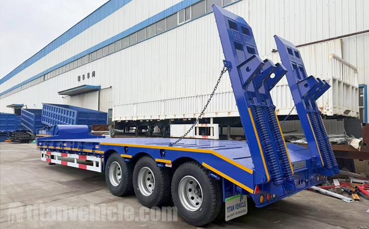 3 Axle Semi Low Bed Trailer for Sale in Tanzania