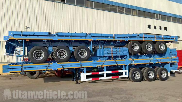 Stake Semi Trailer for Bulk Cargo Transport in Guinea