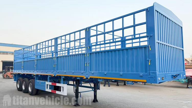 Stake Semi Trailer for Bulk Cargo Transport in Guinea