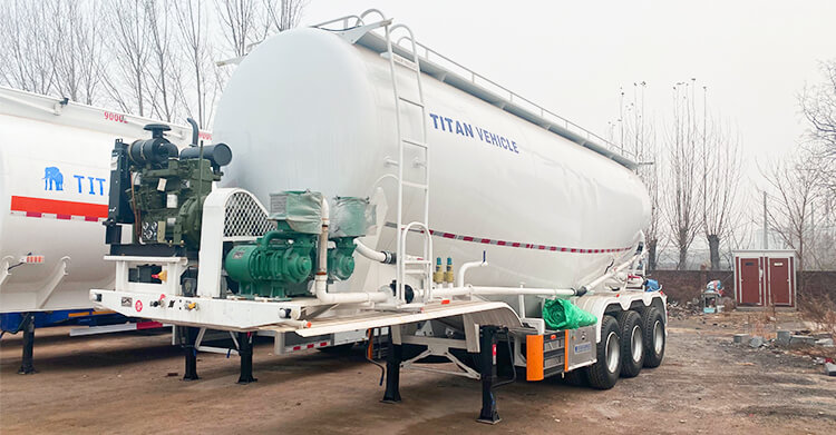 3 Axle Bulk Cement Tanker for Sale in Saudi Arabic