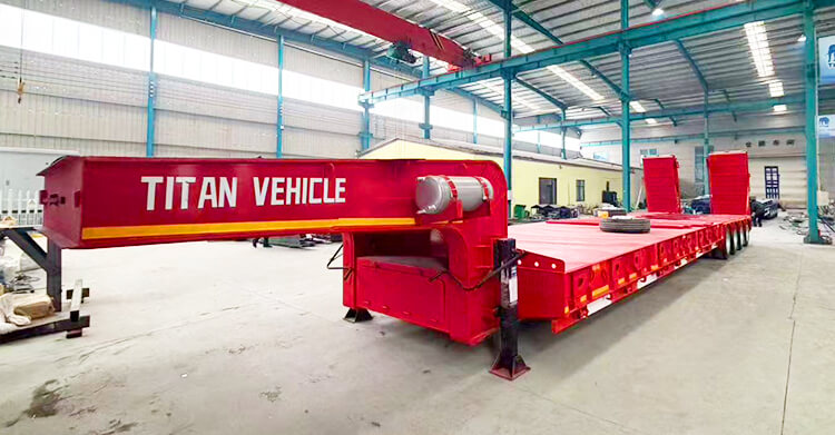 4 Line 8 Axle Lowbed Trailer for Sale Price in Guyana