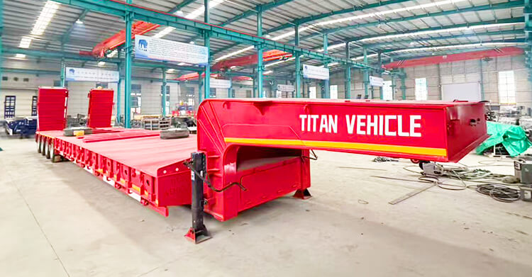 4 Line 8 Axle Lowbed Trailer for Sale Price in Guyana