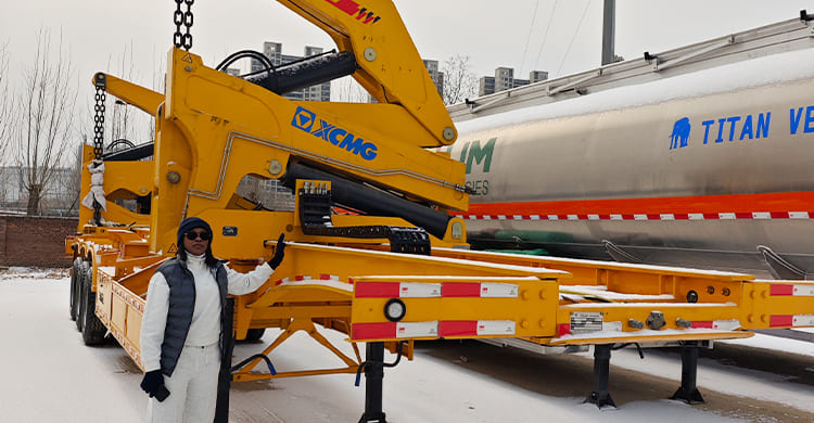 40Ft Container Side Loader Trailer for Sale in Papua New Guinea