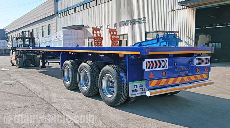 Tri Axle Flatbed Trailer for Sale in Mali