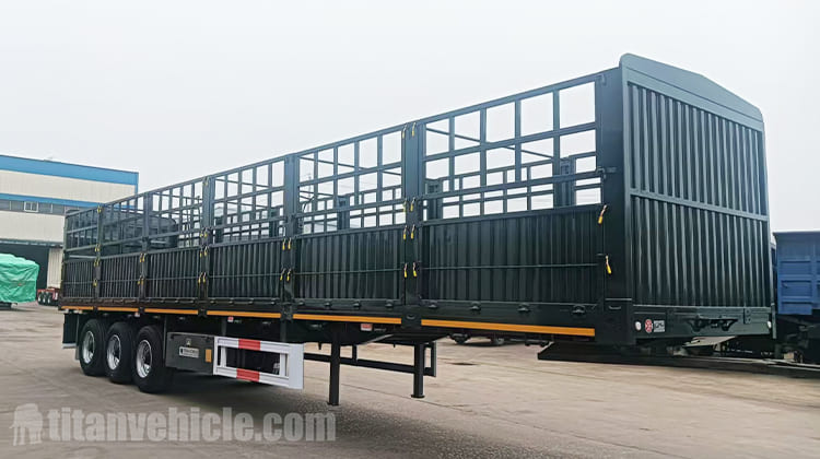3 Axle Fence Cargo Semi Trailer for Sale in Tanzania