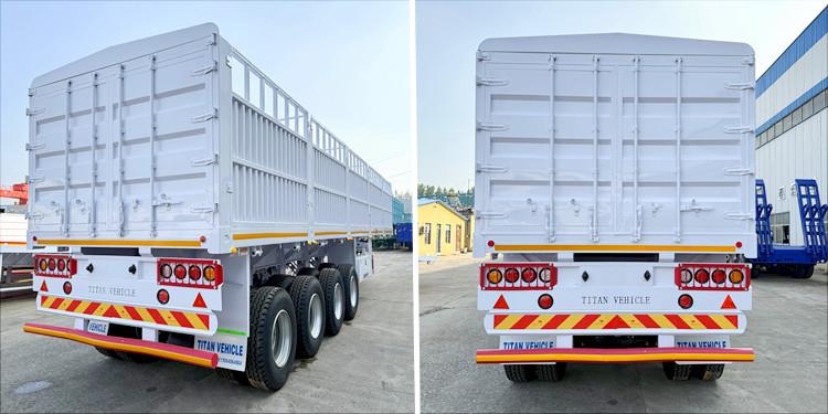 4 Axle Fence Cargo Semi Trailer for Sale in Senegal