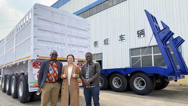 4 Axle Fence Cargo Semi Trailer for Sale in Senegal
