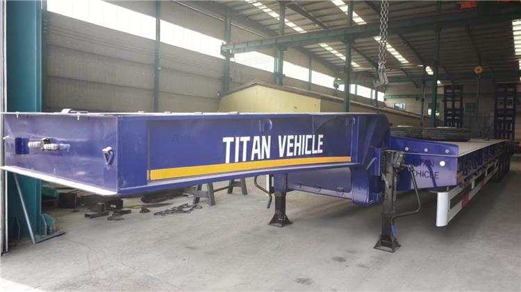 100 Ton Low Bed Trailer for Sale In Turkmenistan