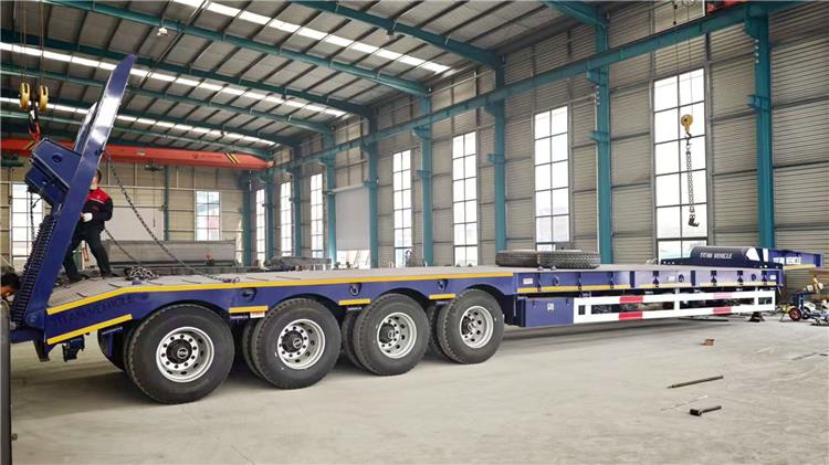 100 Ton Low Bed Trailer for Sale In Turkmenistan