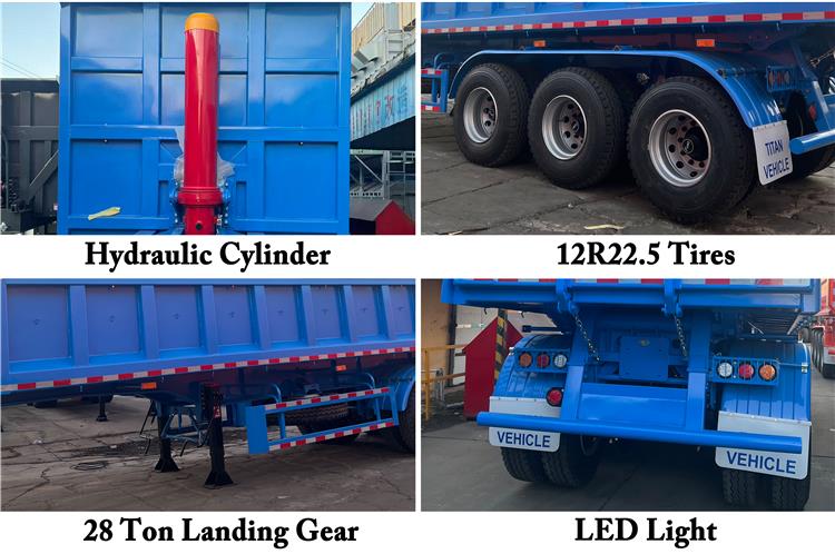 60 Ton Dump Semi Trailer for Sale In Sierra Leone