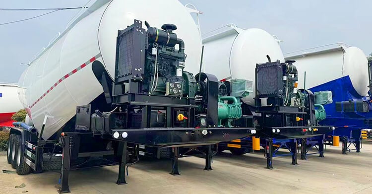 3 Axle Bulk Cement Tanker for Sale in Tanzania