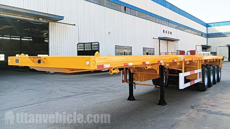 4 Axle Truck Flatbed Trailer Prices for Sale in Congo