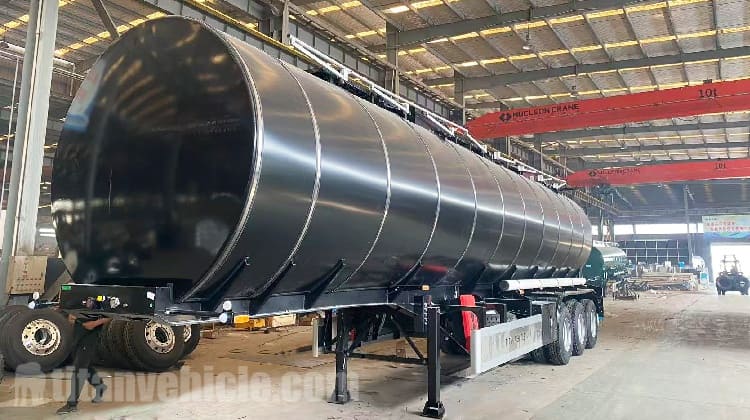 Tri Axle Liquid Asphalt Tanker Trailer for Sale in Guinea