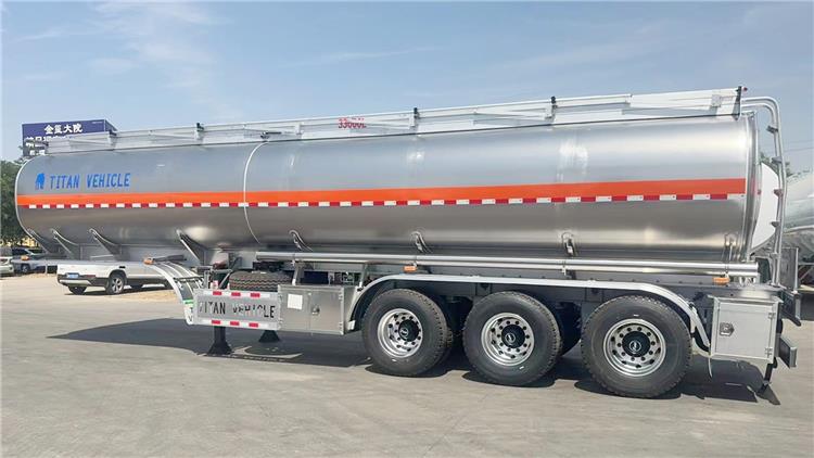 45000 Liters Aluminum Tanker Trailer for Sale In Costa Rica