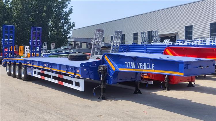 Tri Axle 80 Ton Low Bed Trailer for Sale In Nigeria Lagos