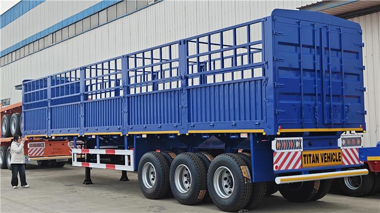 3 Axle 60 Ton Fence Semi Trailer for Sale In Senegal