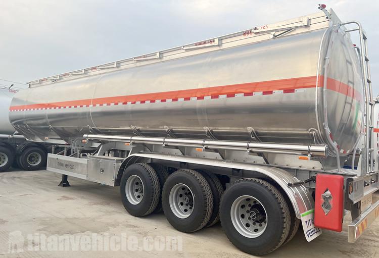 Aluminum Fuel Tanker Trailer for Sale in Costa Rica