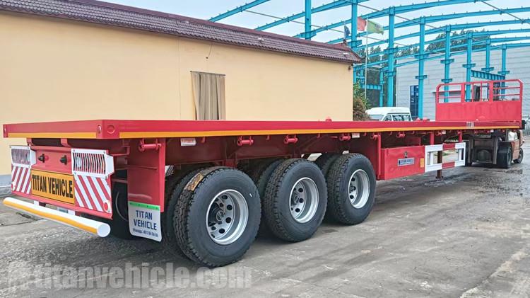 TITAN Semi Flatbed Trailer for Sale Near Me in Tanzania