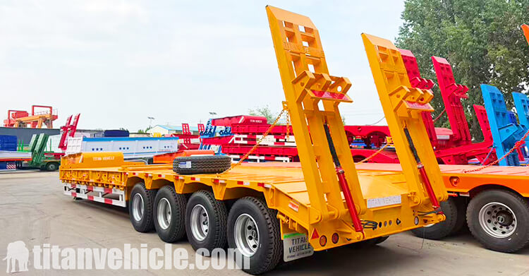 100 Ton Low Bed Trailer for Sale in Uganda