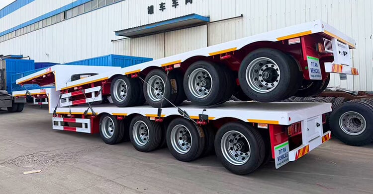 3 Axle 40 Ft Step Deck Trailer for Sale in Guyana