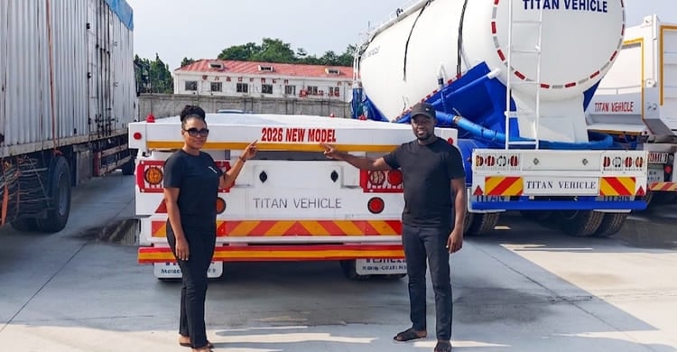 Tri Axle Flat Deck Trailer for sale in Tanzania