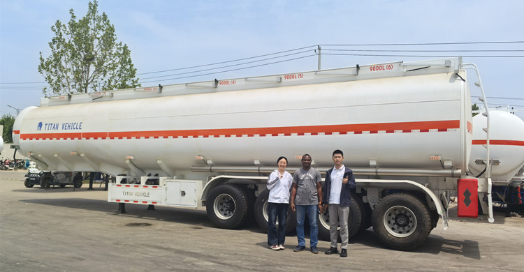 TITAN Fuel Tanker Semi Trailer for Sale in Ghana Accra