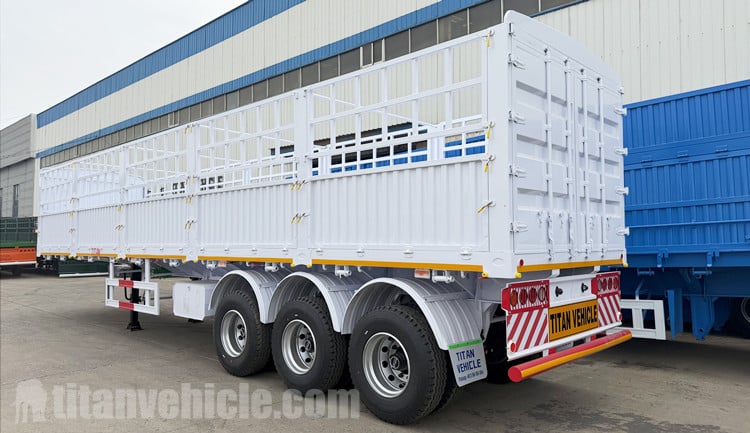 3 Axle Fence Cargo Semi Trailer for Sale in Algeria